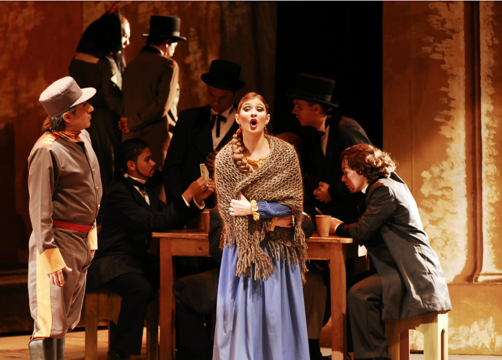 Foto tomada de la presentación de la Ópera Carmen