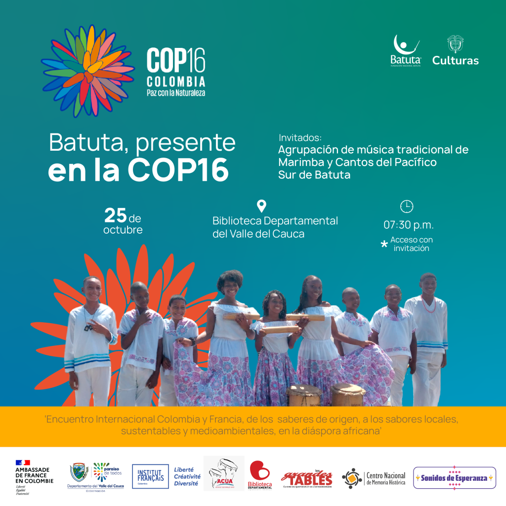 Jóvenes de Batuta en la COP16