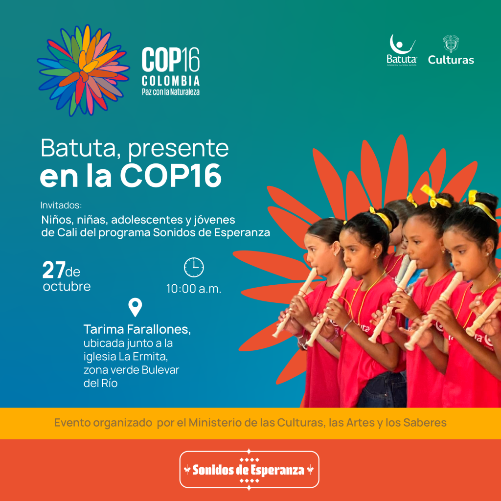 Batuta presente en la COP16