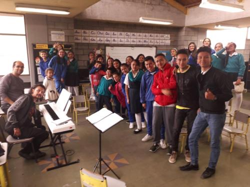 Ensayo par concierto final de coros- C.M. Atalayas- 2019
