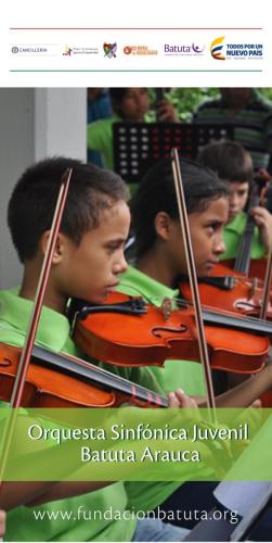 Pendón Orquesta Sinfónica Arauca