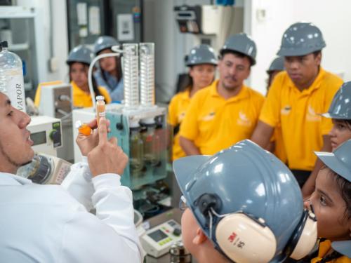 Visita de Batuta a la planta Ecodiesel Colombia S.A. en Barrancabermeja